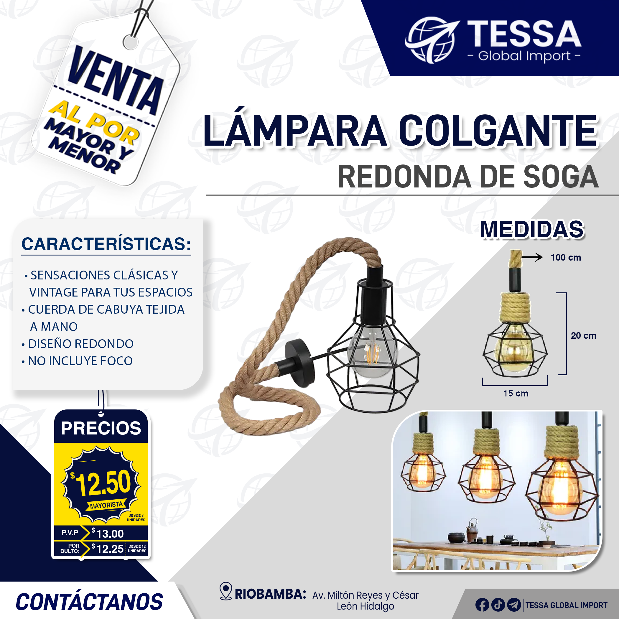 LAMPARA COLGANTE