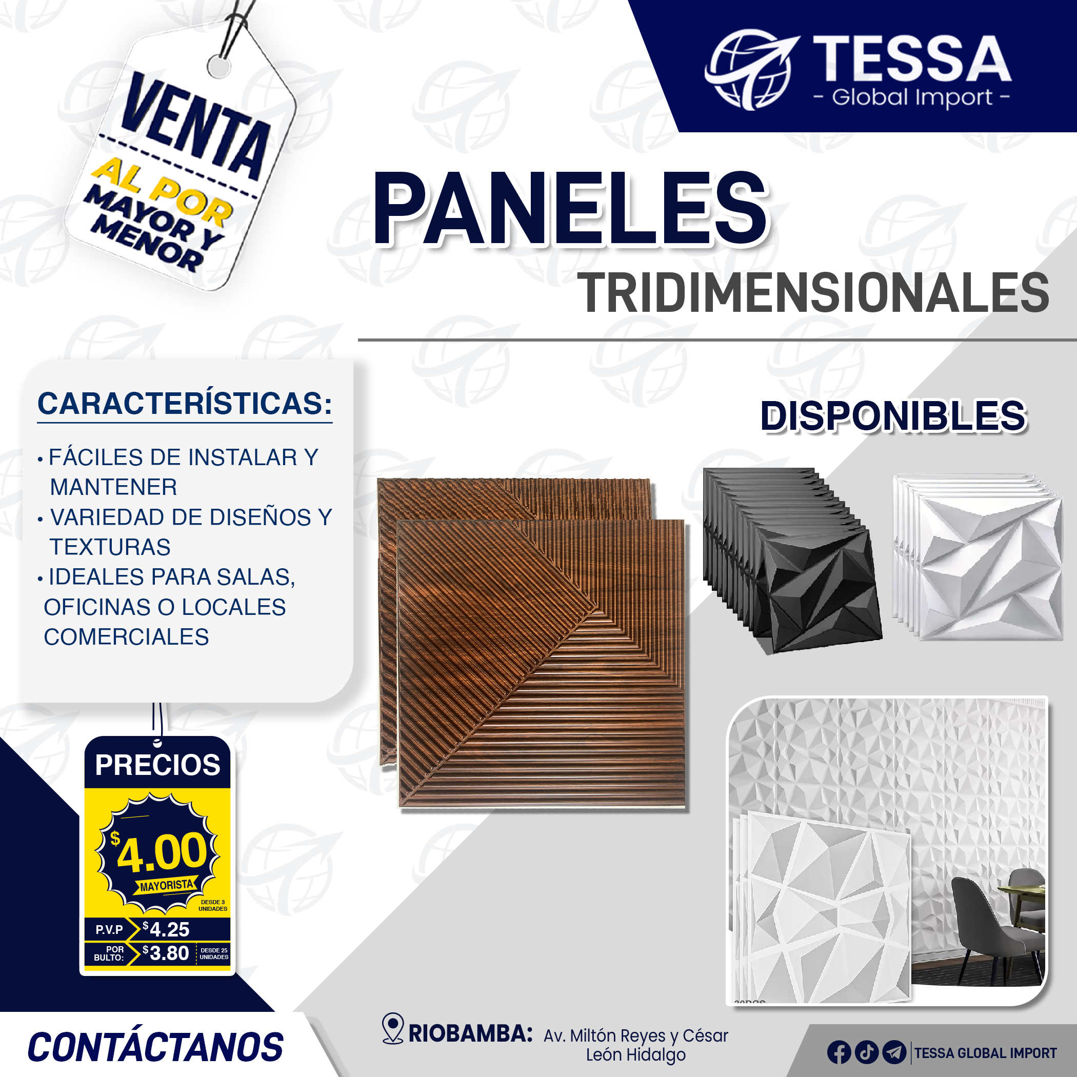 Paneles Tridimencionales