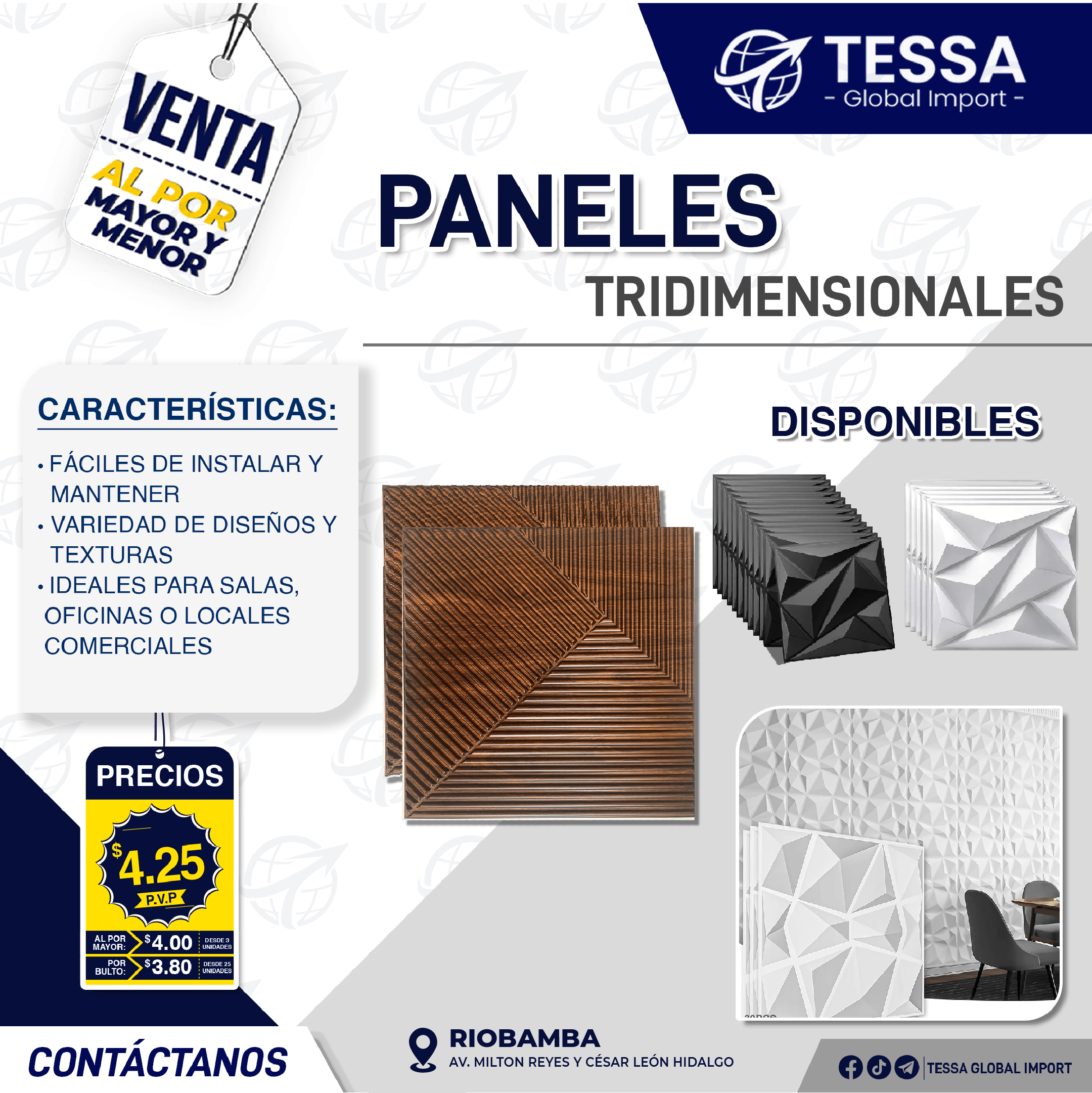 Paneles Tridimensionales