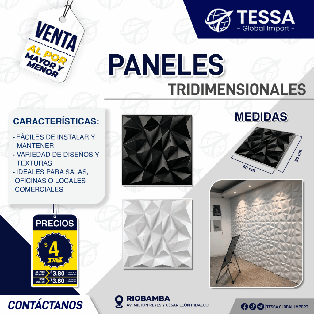Paneles Tridimensionales