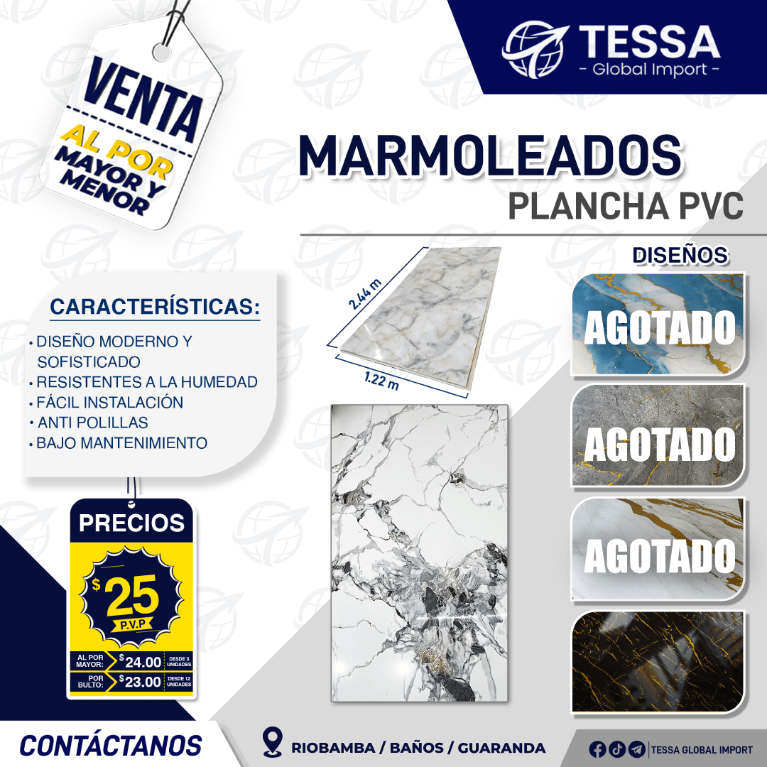 Marmoleados Plancha PVC